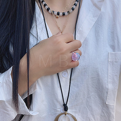 Resin Finger Rings FS-WGCFED9-12-1