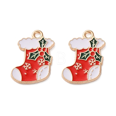 Alloy Enamel Pendants LS-ENAM-I061-01KCG-18-1