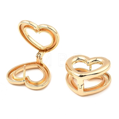 Brass Hoop Earrings EJEW-I289-01KCG-1