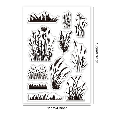 Custom PVC Plastic Clear Stamps DIY-WH0618-0155-1