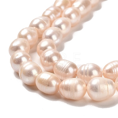 Natural Cultured Freshwater Pearl Beads Strands PEAR-E016-121-1