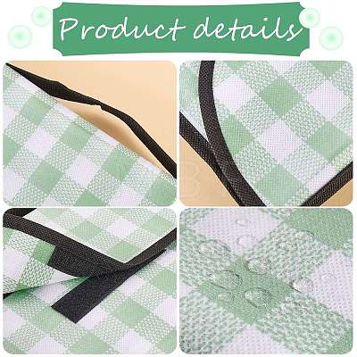 Portable Tartan Patern Non Woven Picnic Mat JX572B-01-1