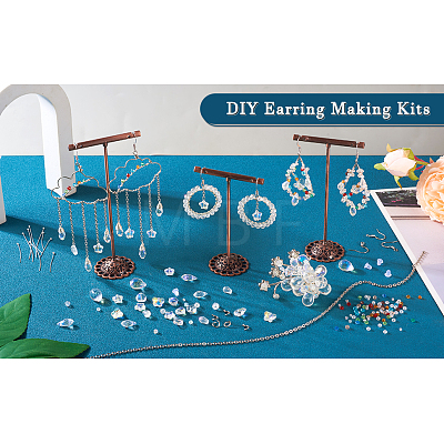 DIY Wire Wrap Earring Making Kit DIY-TA0004-87-1