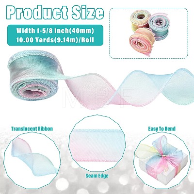 Polyester Organza Ribbon SRIB-FZC0001-001C-1