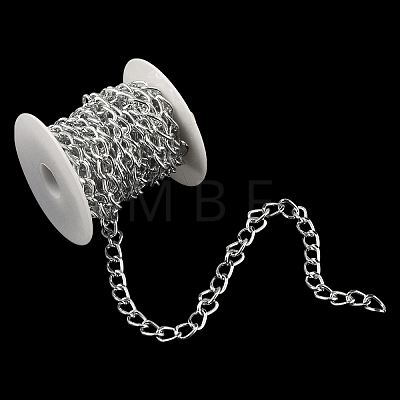 3m Aluminium Twisted Curb Chains CHA-YW0001-04S-1