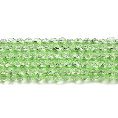 Transparent Glass Beads Strands GLAA-H021-03-14-1