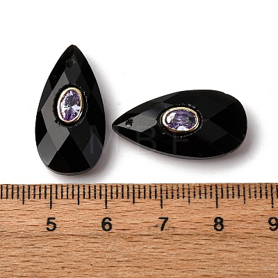 Natural Mixed Gemstone Pendants G-P586-01G-M-1