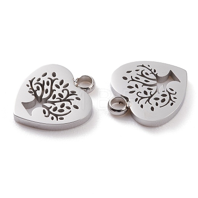 304 Stainless Steel Charms STAS-Y002-05P-1