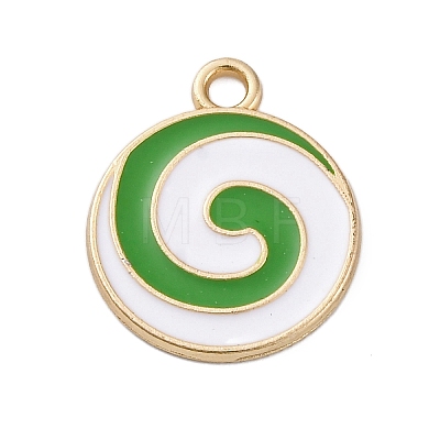 Christmas Alloy Enamel Pendants ENAM-S027-01D-G-1