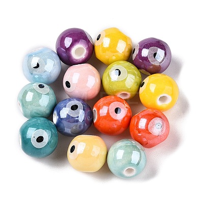 Handmade Porcelain Beads PORC-N007-24-A-1