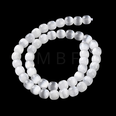 Natural Selenite Beads Strands G-B103-A01-06-1