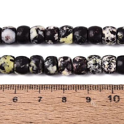Natural Yellow Turquoise(Jasper) Beads Strands G-Q616-02A-10-1