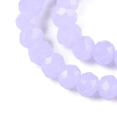 Imitation Jade Glass Beads Strands X-GLAA-T023-4mm-C01-1