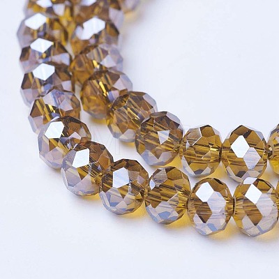 Electroplate Glass Beads Strands EGLA-A034-T4mm-A12-1