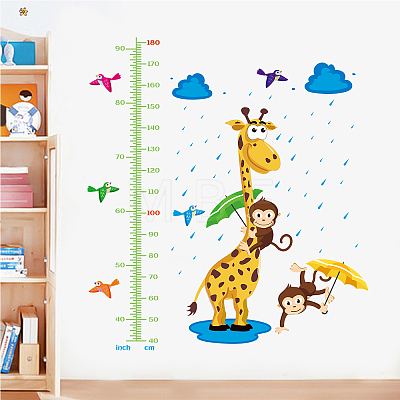 PVC Height Growth Chart Wall Sticker DIY-WH0232-033-1