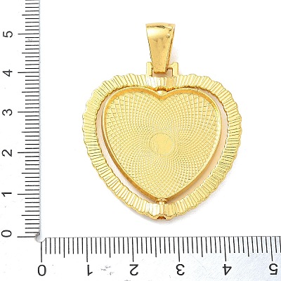 Alloy Rhinestone Pendant Cabochon Settings RB-CBA40A4-01G-02-1