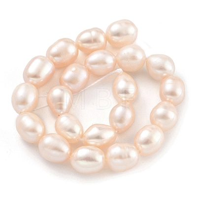 Natural Cultured Freshwater Pearl Beads Strands PEAR-P062-10A-1