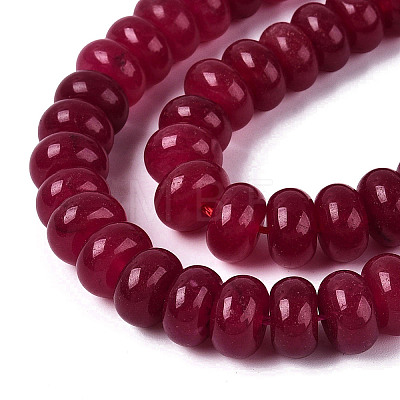 Natural White Jade Beads Strands G-Q613-01F-28-1