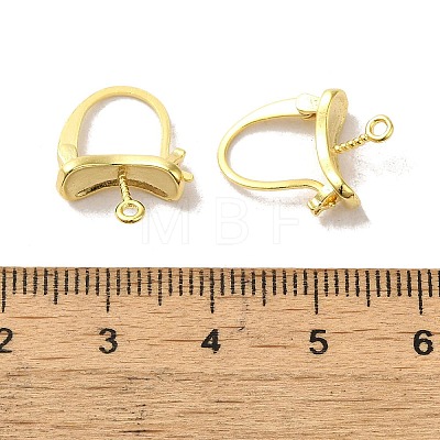 Brass Hoop Earring Findings FIND-Z039-24G-1