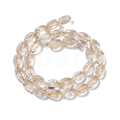 Transparent Glass Beads Strands GLAA-F114-05I-1