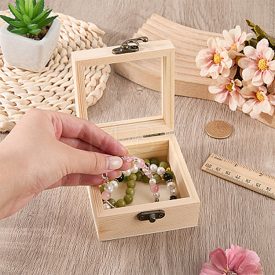 Wooden Storage Boxes WOCR-CL0001-02A-1