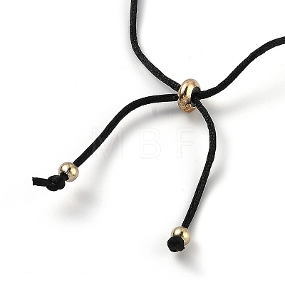 Adjustable Polyester Cord Slider Bracelets BJEW-H540-A12-G-1