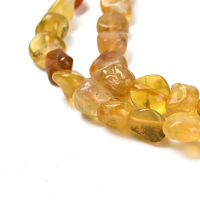 Natural Yellow Opal Beads Strands G-P497-01E-34B-1