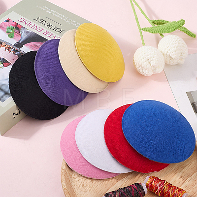 8Pcs 8 Colors EVA Fascinator Hat Base for Millinery AJEW-GF0010-93-1