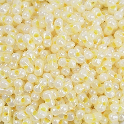 Opaque Colours Luster Glass Seed Beads X1-SEED-K010-04H-1