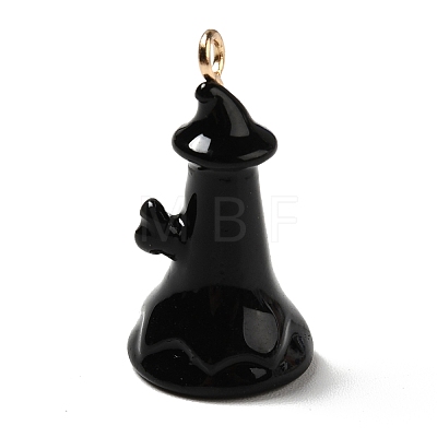 Halloween Theme Opaque Resin Pendants CRES-B005-08A-1