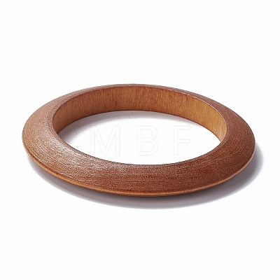 Vintage Wood Chunky Bangle BJEW-WH0017-01A-1
