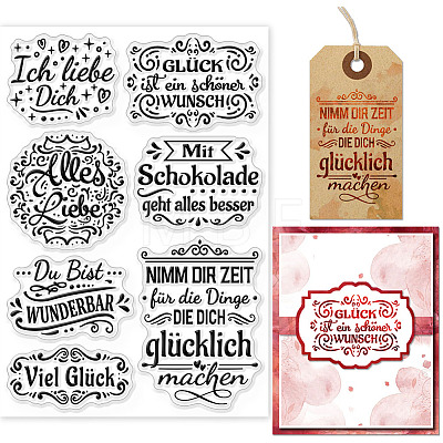 Custom PVC Plastic Clear Stamps DIY-WH0448-0462-1