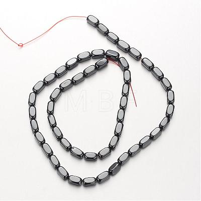 Non-magnetic Synthetic Hematite Bead Strands G-F300-40A-09-1