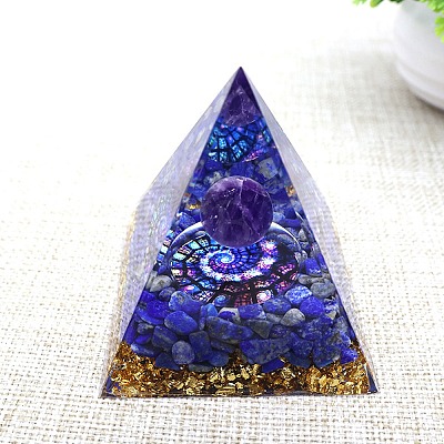 Orgonite Pyramid Resin Energy Generators PW-WGF1481-01-1