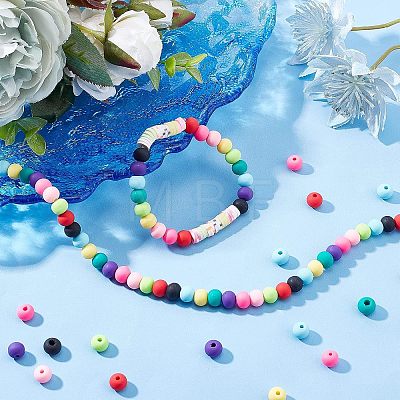 315Pcs 9 Colors Handmade Polymer Clay Beads Strands CLAY-FH0001-20-1