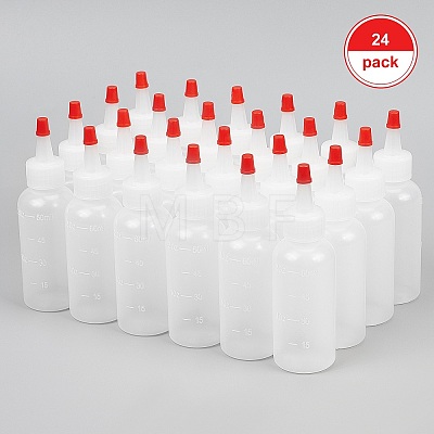 Plastic Graduated Squeeze Bottles AJEW-BC0001-03B-1