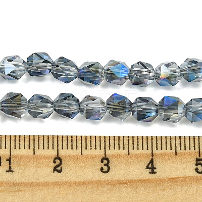 Electroplate Glass Beads Strands EGLA-K061-07A-HR03-1