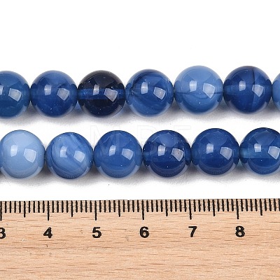 Handmade Lampwork Beads Strand LAMP-B056-10mm-06-1