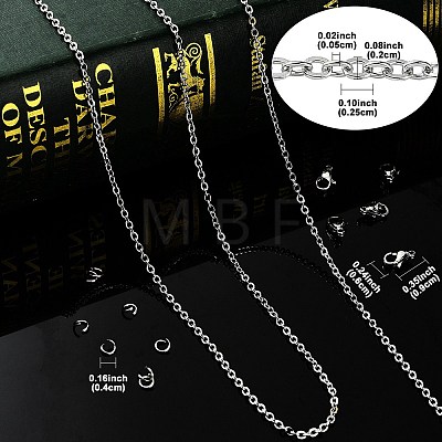 DIY Chain Necklace Bracelet Making Kit DIY-YW0008-25-1