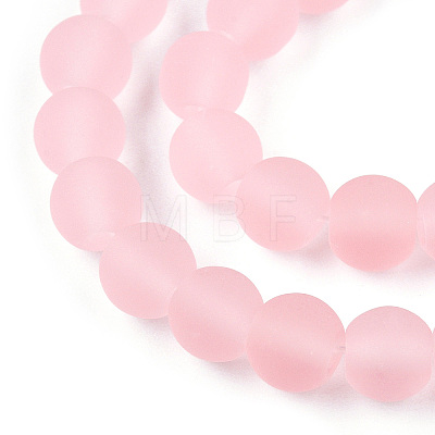 Transparent Glass Beads Strands GLAA-T032-T6mm-MD10-1