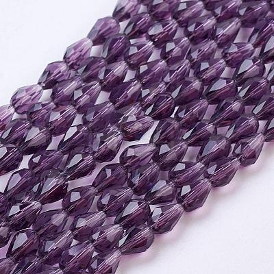 Glass Beads Strands GLAA-R024-6x4mm-2-1