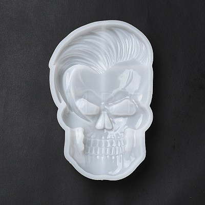 Happy Skull Display Decoration Silicone Molds DIY-L071-08A-1