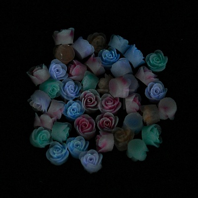 Luminous Opaque Epoxy Resin Decoden Cabochons CRES-M032-03A-1