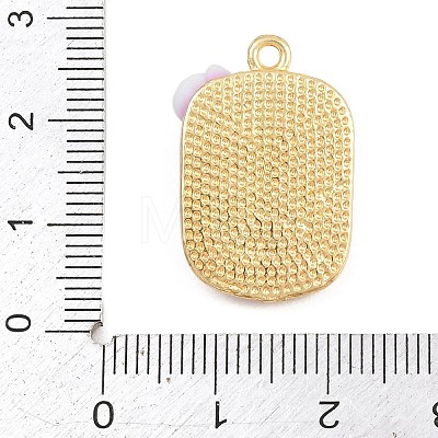 Alloy Enamel Pendants RB-CBA01F2-04G-D-1
