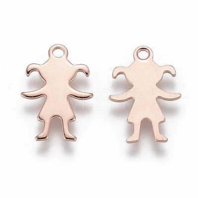 304 Stainless Steel Charms STAS-H436-56RG-1