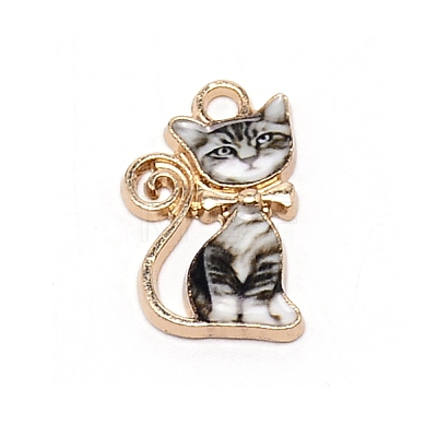 Alloy Enamel Pendants ENAM-CJC0006-05LG-1