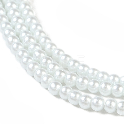 Glass Pearl Beads Strands HY-XCP0001-16-1