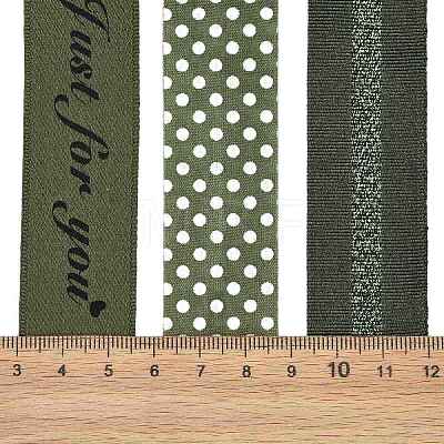 9 Yards 3 Styles Polyester Ribbon SRIB-A014-D04-1