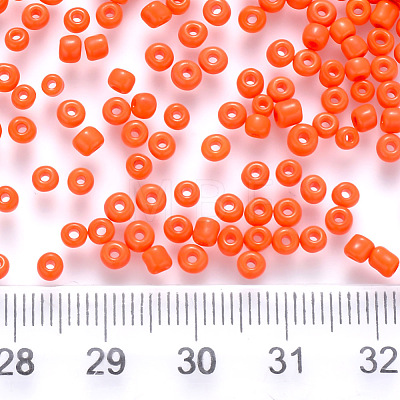 12/0 Baking Paint Glass Round Seed Beads SEED-S036-01A-01-1