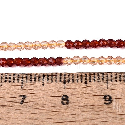 Transparent Glass Beads Strands GLAA-N074-01A-18-1